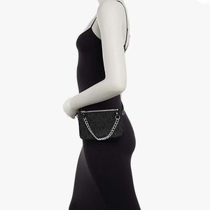 NEW Michael Kors Signature Pull Chain Belt Bag